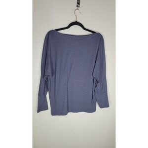 Helly Hansen Long Sleeve Stretch Performance Top Blue Gray Medium